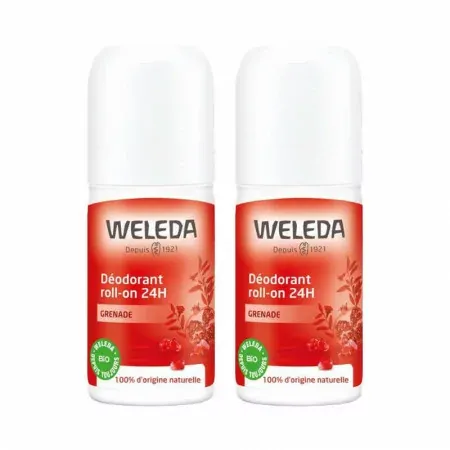 Weleda Déodorant Roll-on Grenade 24H 2X50ml - Univers Pharmacie