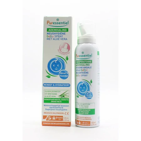 Puressentiel Respiratoire Hygiène Nasale Spray Bébé 120ml - Univers Pharmacie