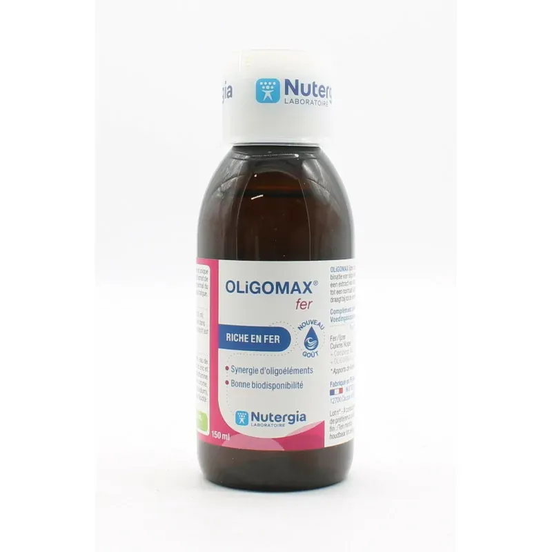 Nutergia Oligomax Fer 150ml - Univers Pharmacie Nutergia Oligomax Fer 150ml - Univers Pharmacie