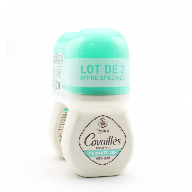 Cavaillès Déodorant Dermato 48H 2X50ml