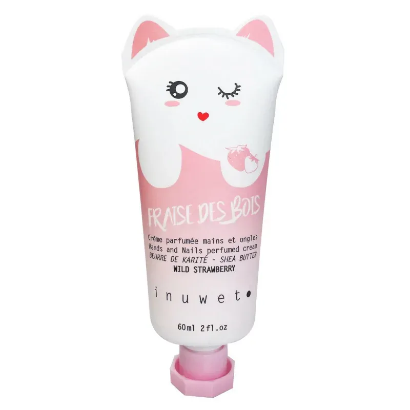 Inuwet Crème Mains et Ongles Fraise des Bois 60ml - Univers Pharmacie