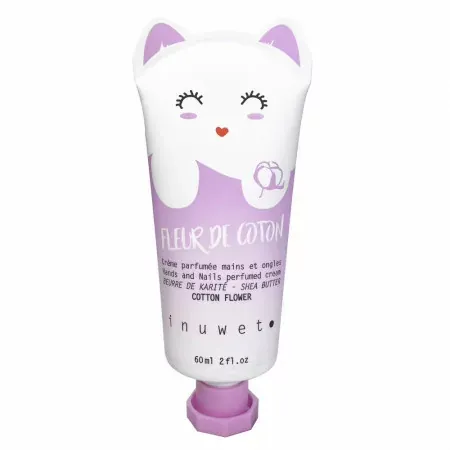 Inuwet Crème Mains et Ongles Fleur de Coton 60ml - Univers Pharmacie
