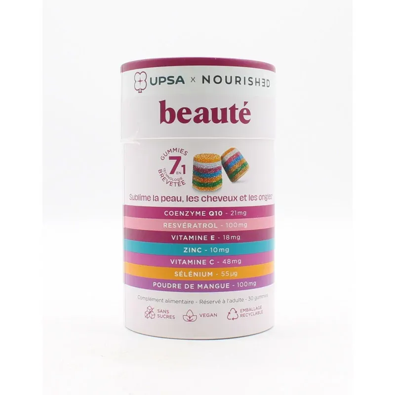 Upsa X Nourished Beauté 30 gummies