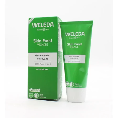 Weleda Skin Food Visage Gel-en-huile Nettoyant 75ml - Univers Pharmacie