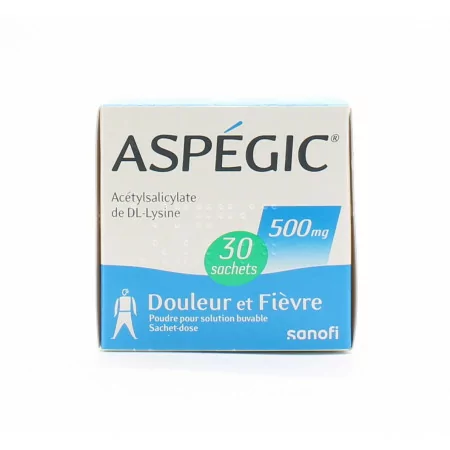 Aspégic Enfants 500mg 30 sachets-dose - Univers Pharmacie