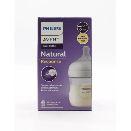 Philips Avent Baby Bottle Natural Response Biberon 0mois+ 125ml - Univers Pharmacie