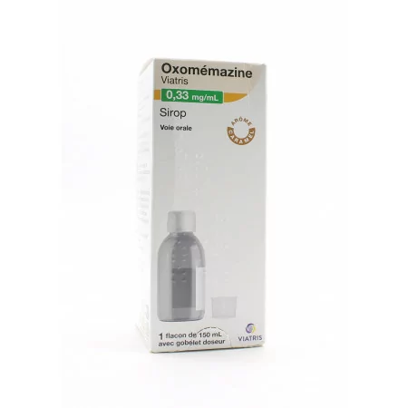Oxomémazine Viatris 0,33mg/ml Sirop Arôme Caramel 150ml - Univers Pharmacie