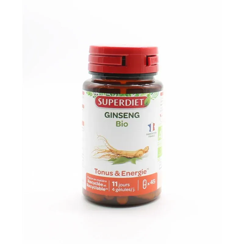 Superdiet Ginseng Bio 45 gélules