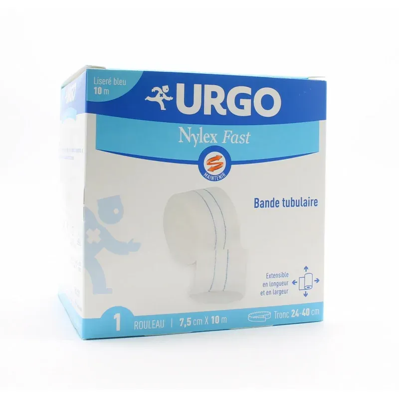 Urgo Nylex Fast Liseré Bleu 7,5cmX10m