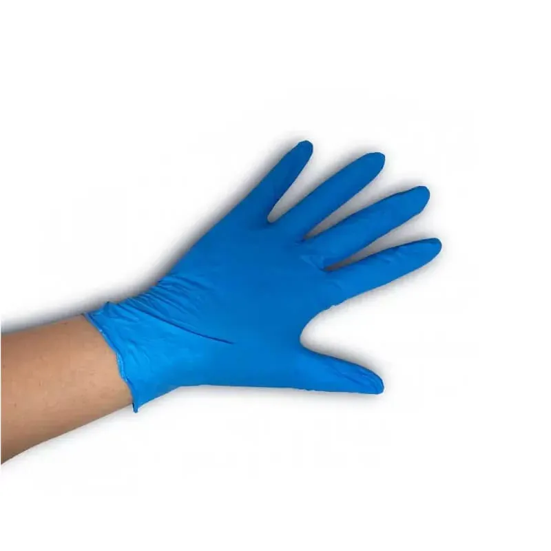 Emilabo Gants Nitrile bleu Sans Poudre TS X100 - Univers Pharmacie