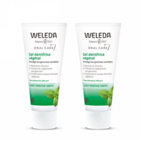 Weleda Gel Dentifrice Végétal 2X75ml - Univers Pharmacie