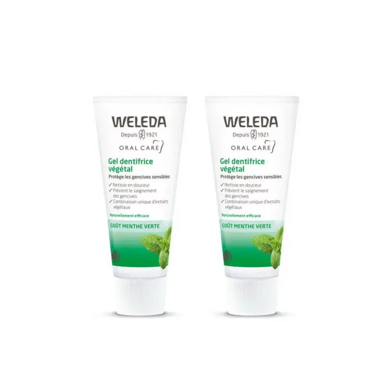 Weleda Gel Dentifrice Végétal 2X75ml - Univers Pharmacie Weleda Gel Dentifrice Végétal 2X75ml - Univers Pharmacie