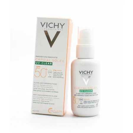 Vichy Capital Soleil UV-Clear 50SPF 40ml - Univers Pharmacie