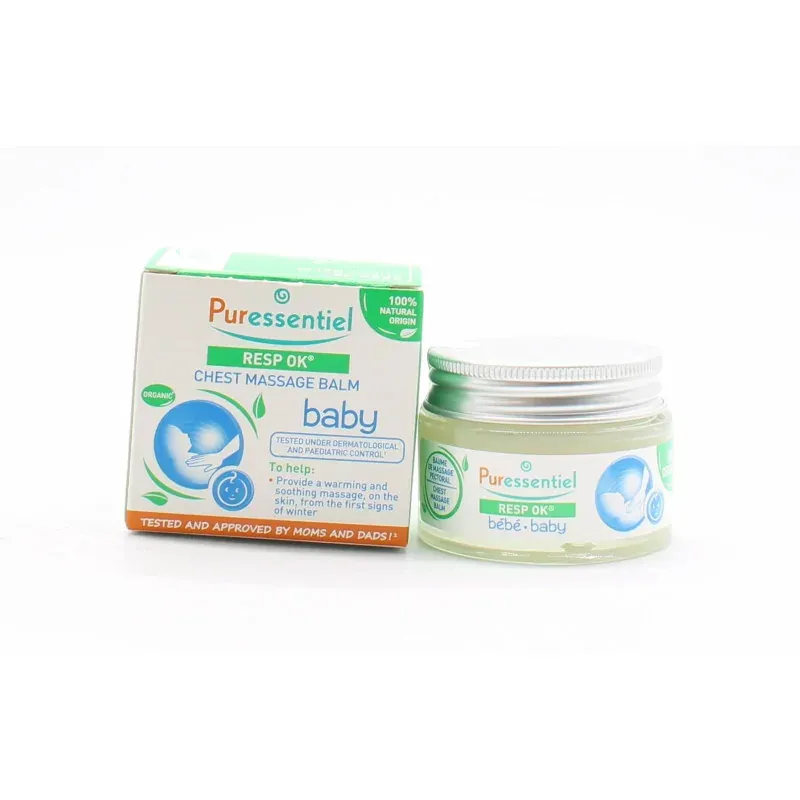 Puressentiel Resp OK Bébé Baume de Massage Pectoral 30ml - Univers Pharmacie