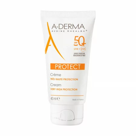 A-Derma Protect Crème Sans Parfum SPF50+ 40ml - Univers Pharmacie
