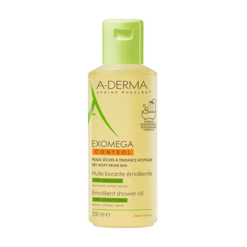 A-Derma Exomega Control Huile Lavante Émolliente 200ml - Univers Pharmacie