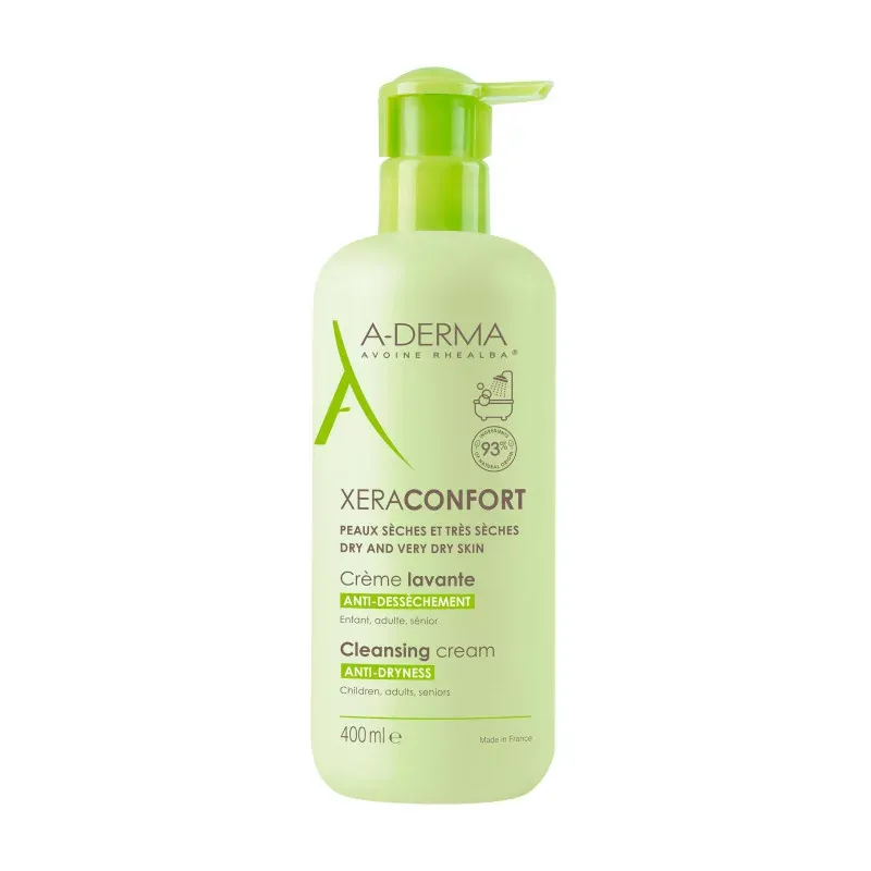 A-Derma XeraConfort Crème Lavante 400ml - Univers Pharmacie