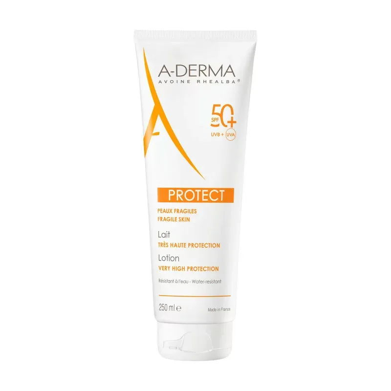 A-Derma Protect Lait SPF50+ 250ml - Univers Pharmacie A-Derma Protect Lait SPF50+ 250ml - Univers Pharmacie