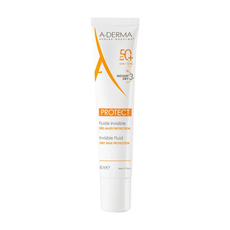 A-Derma Protect Fluide Invisible SPF50+ 40ml - Univers Pharmacie