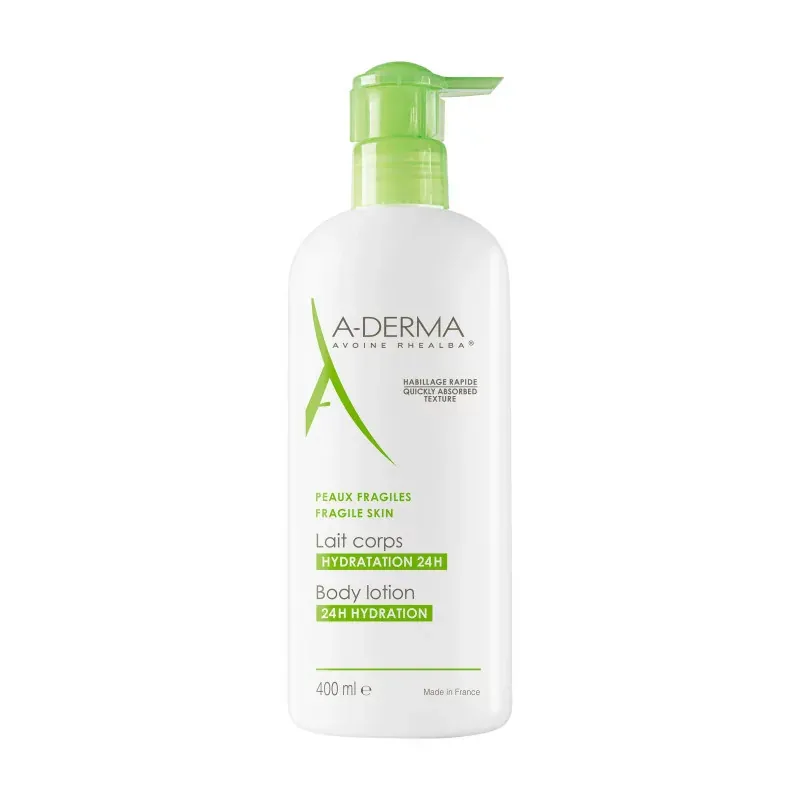 A-Derma Lait Corps Hydratant 24H 400ml - Univers Pharmacie