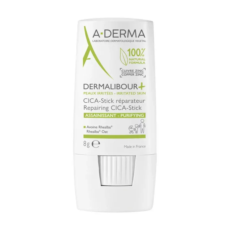 A-Derma Dermalibour+ Cica Stick Réparateur 8 g - Univers Pharmacie