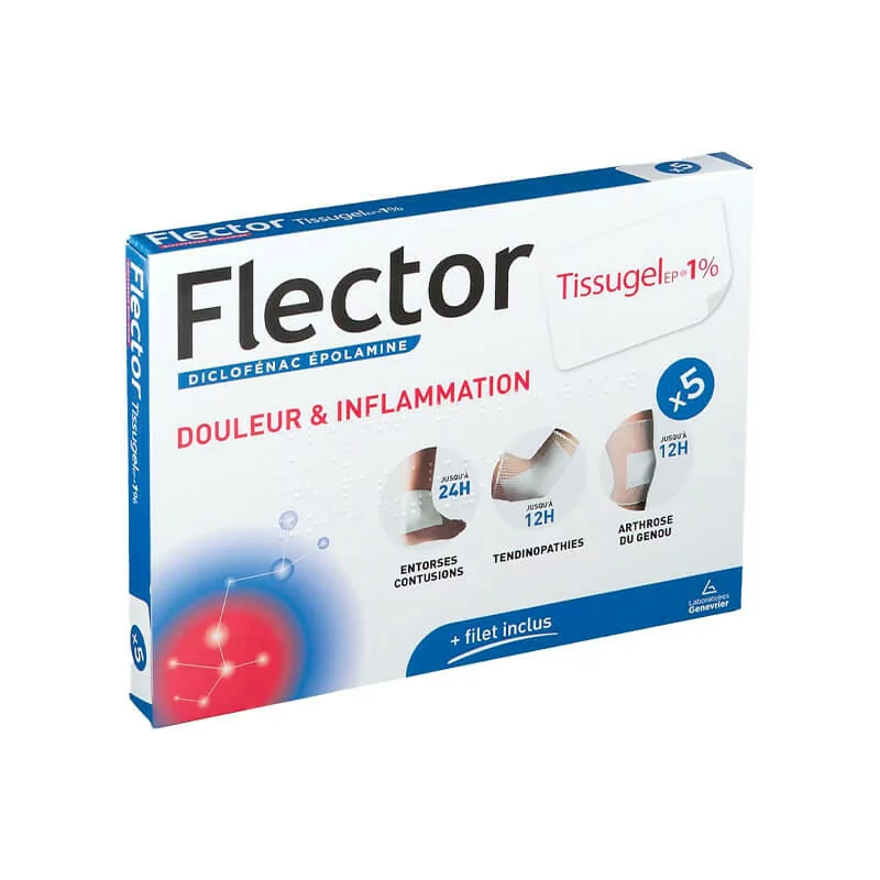 Flector Tissugel EP 1% 5 Emplâtres - Univers Pharmacie