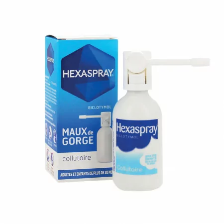 Hexaspray Collutoire Mal de Gorge 30g - Univers Pharmacie