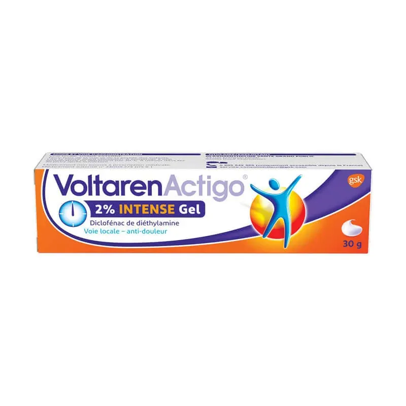 VoltarenActigo 2% Intense Gel 30g - Univers Pharmacie