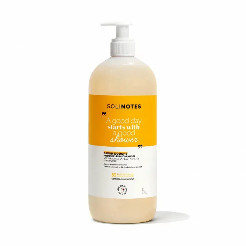 Solinotes Savon Douche Parfum Fleur d'Oranger 1L - Univers Pharmacie