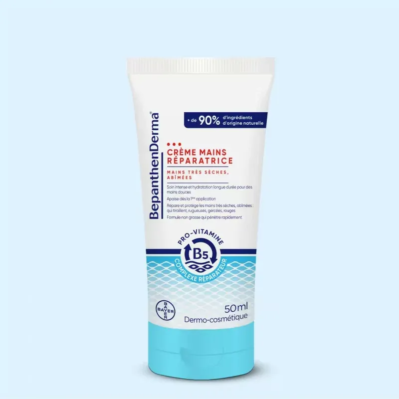 BepanthenDerma Crème Mains Réparatrice 50ml - Univers Pharmacie
