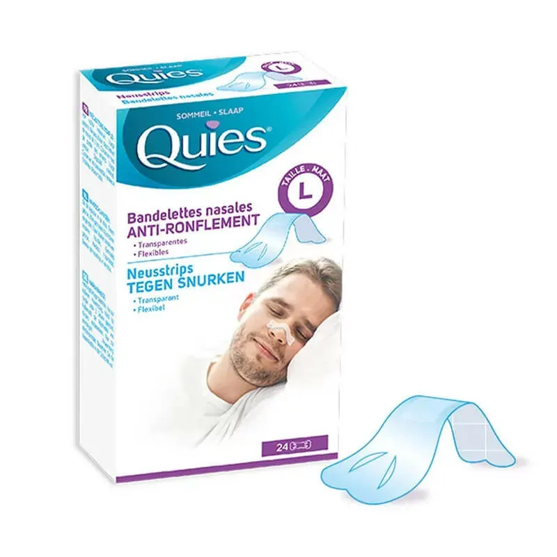 Quies Bandelettes Nasales Anti-ronflement X24 - Univers Pharmacie