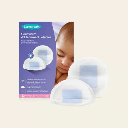 Lansinoh Coussinets d'Allaitement Jetables X60 - Univers Pharmacie