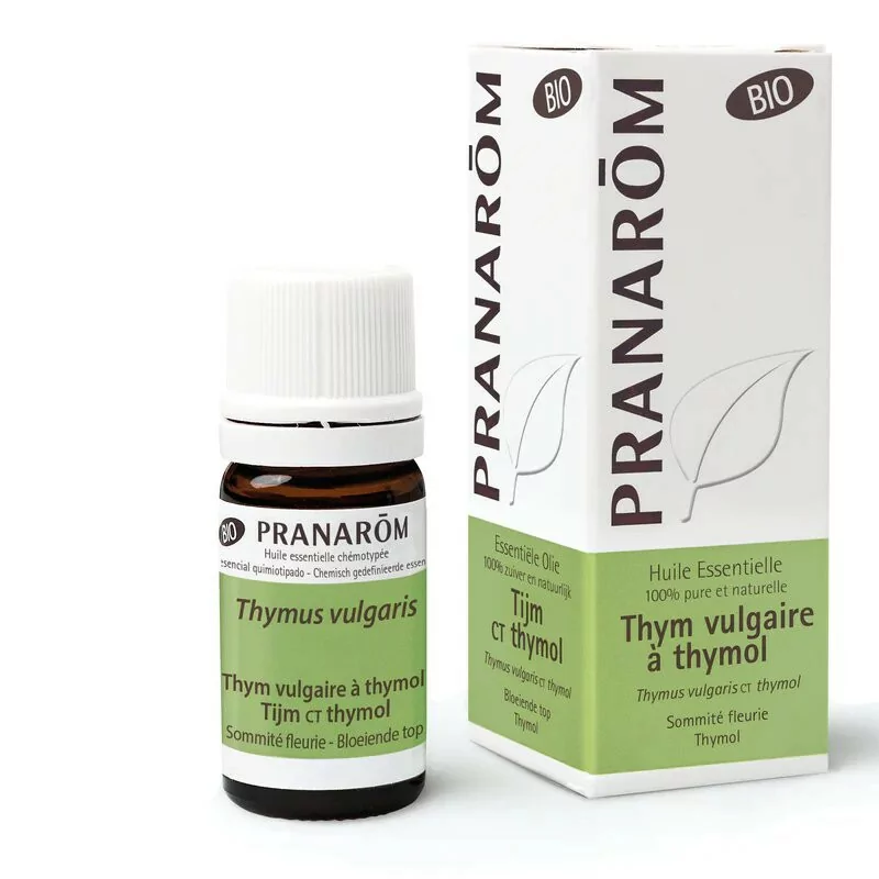 Pranarom Huile Essentielle Thym Vulgaire à Thymol Bio 5ml - Univers Pharmacie