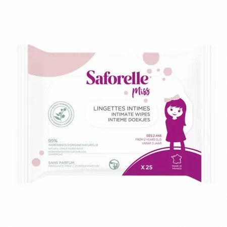 Saforelle Miss Lingettes Intimes X25 - Univers Pharmacie