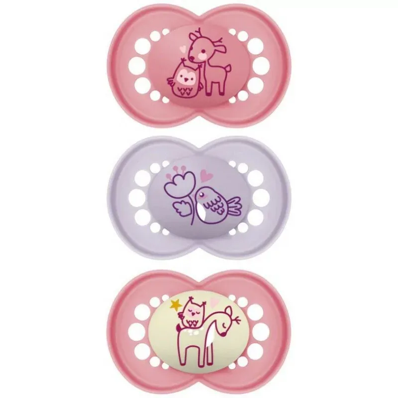 Mam Original Sucette 18+ mois Rose Lilas X3 - Univers Pharmacie