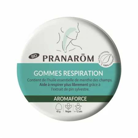 Pranarom Aromaforce Gommes Respiration Bio 45g - Univers Pharmacie