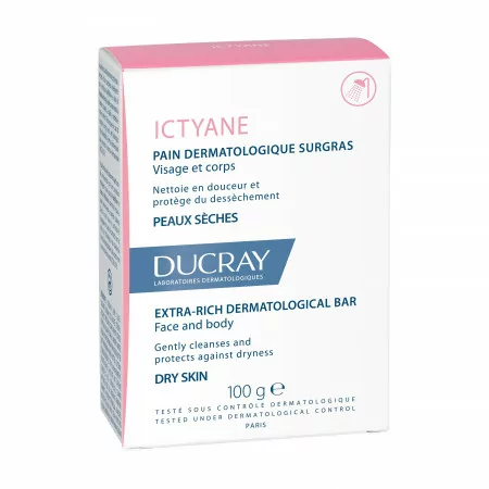 Ducray Ictyane Pain Dermatologique Surgras 100g - Univers Pharmacie