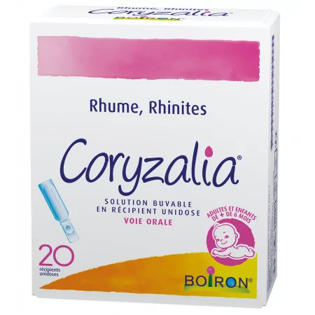 Boiron Coryzalia Solution Buvable 20 unidoses - Univers Pharmacie