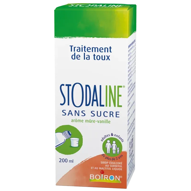 Boiron Stodaline Sans Sucre 200ml - Univers Pharmacie