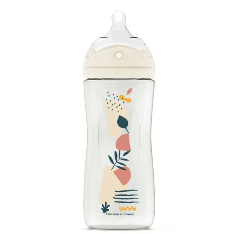 Dodie Biberon Tétine Multi-perforée +6 mois Débit 3 Terracotta 330ml - Univers Pharmacie