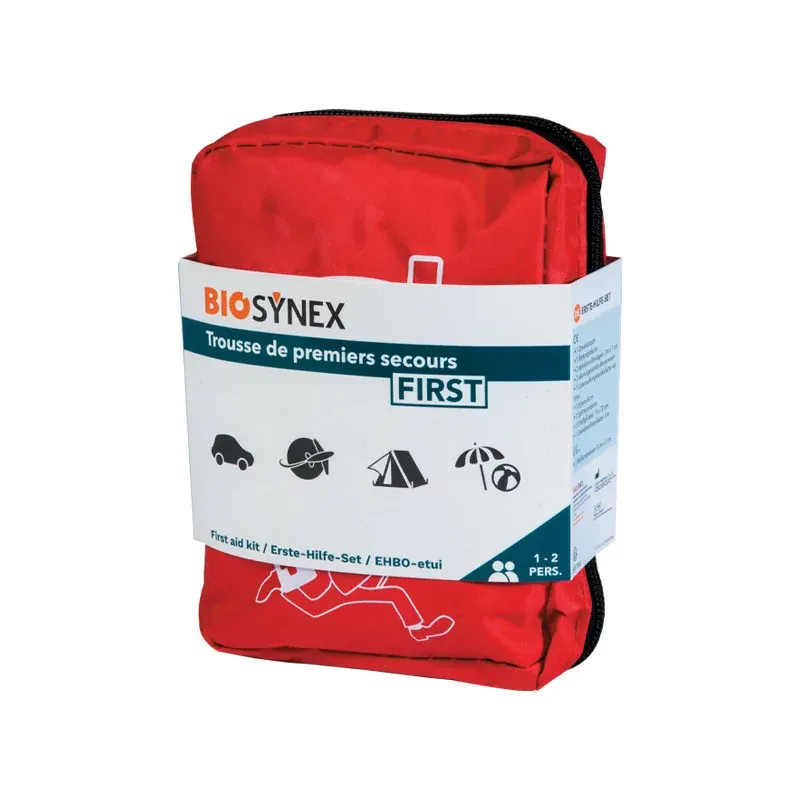 Biosynex Trousse de Premiers Secours FIRST - Univers Pharmacie