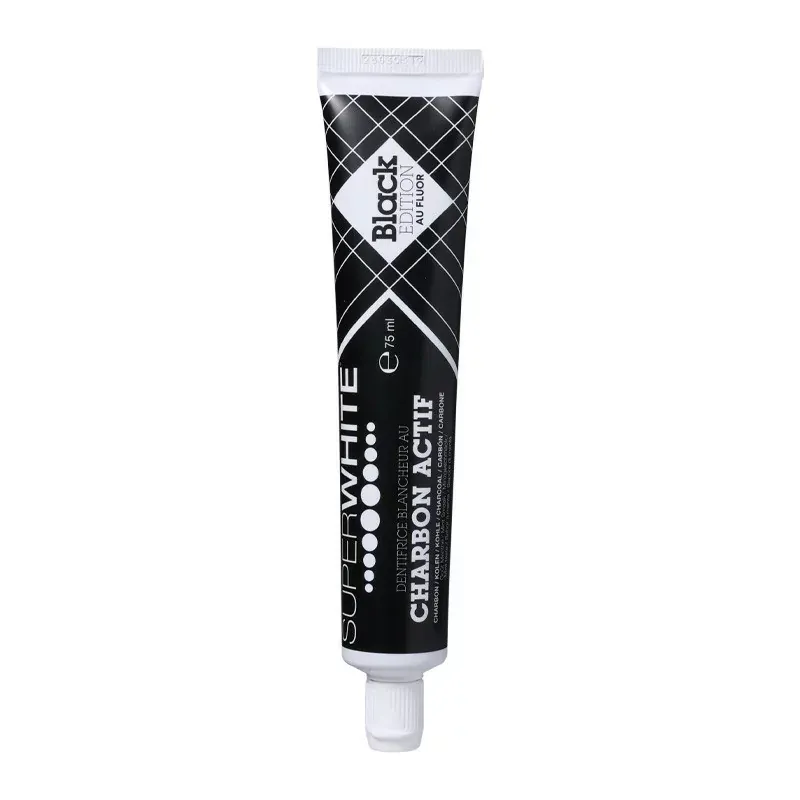 Dentifrice Blancheur au Charbon Actif Superwhite 75ml - Univers Pharmacie Dentifrice Blancheur au Charbon Actif Superwhite 75ml - Univers Pharmacie