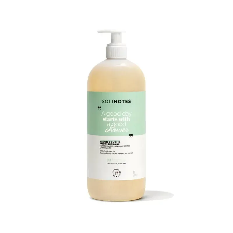 Solinotes Savon Douche Parfum Thé Blanc 1L - Univers Pharmacie