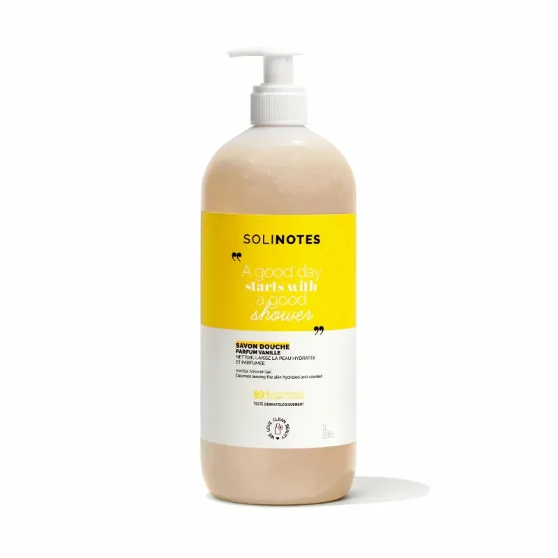 Solinotes Savon Douche Parfum Vanille 1L - Univers Pharmacie