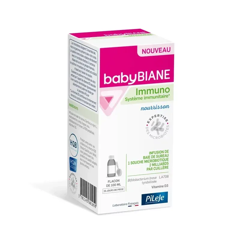 Babybiane Immuno Nourrisson 100ml - Univers Pharmacie