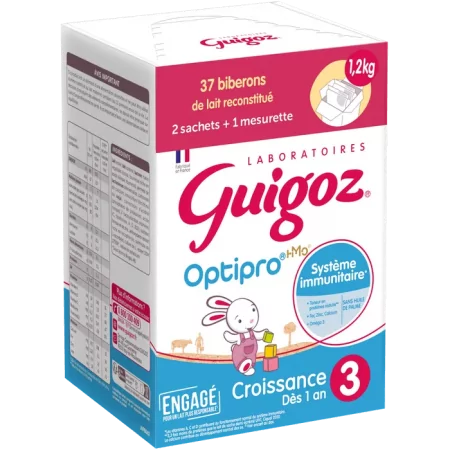 Guigoz Optipro 3 Croissance Dès 1 an 800g - Univers Pharmacie