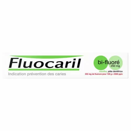 Fluocaril Dentifrice Bi-Fluoré 250 mg Menthe 125ml - Univers Pharmacie