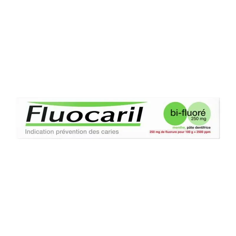 Fluocaril Dentifrice Bi-Fluoré 250 mg Menthe 125ml - Univers Pharmacie