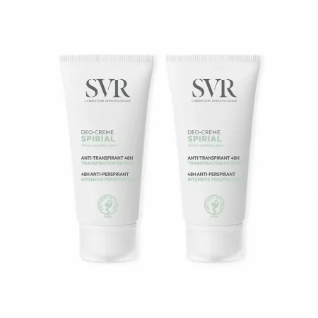 SVR Spirial Crème Déodorant Anti-transpirant Intense 48H 2X50ml - Univers Pharmacie