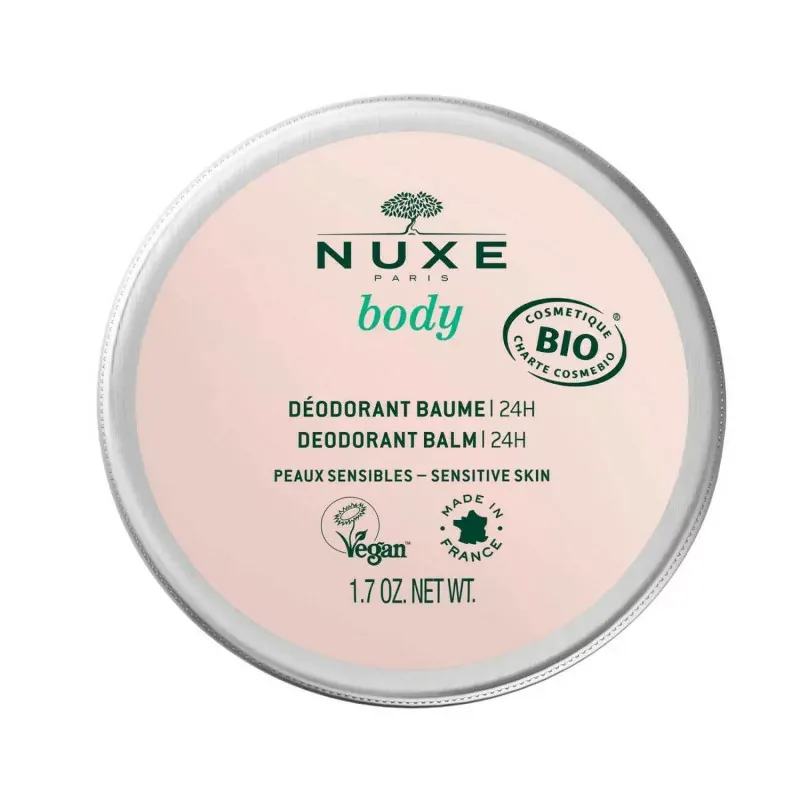 Nuxe Body Déodorant Baume 24H Bio 50g - Univers Pharmacie Nuxe Body Déodorant Baume 24H Bio 50g - Univers Pharmacie